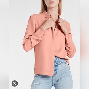 Express Portofino Women's Peach Blouse